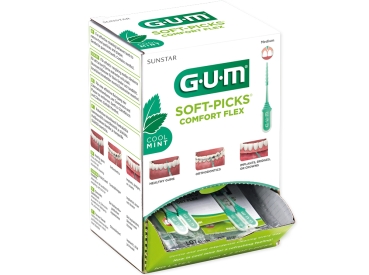 GUM Soft-Picks comfort flex Mint Dental Picks, New Invigorating