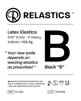 Orthodontic Elastic Bands Latex-Free ~ 3/16 4.5oz - Dental Aesthetics