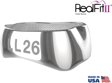 RealFit™ II snap - OK, 3-fach-Kombination (Zahn 26, 27) Roth .018"