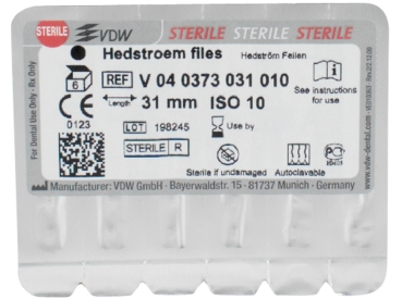 Hedströmfeilen 73/ 10 31mm steril 6St