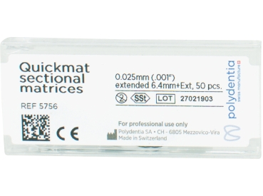 Quickmat partial matrices 0.025/6.4 Pa
