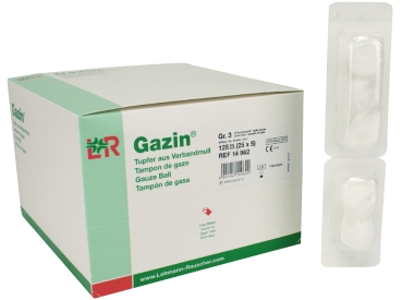 Gazin swab sterile plum 2+3 125pcs
