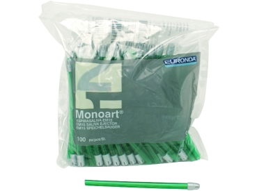 Saliva ejector Monoart flex green Btl
