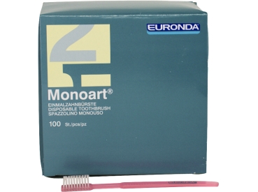 Monoart toothbrush. w.paste pink 100pcs
