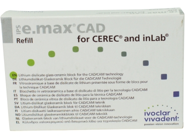 IPS e.max CAD Cer/inLab LT A3.5 A16L 5pcs
