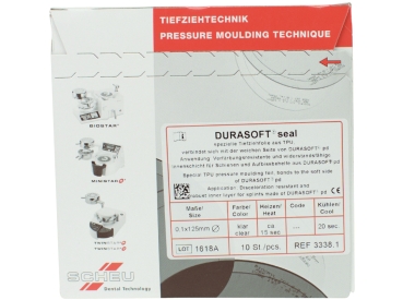 DURASOFT seal 0,1/125mm clear 10pcs.
