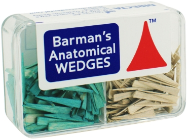 Barmans Wedges Anatomical mixed 200pcs
