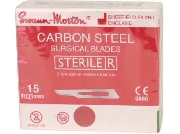 Scalpel blades SM carbon 15 ster.100pcs
