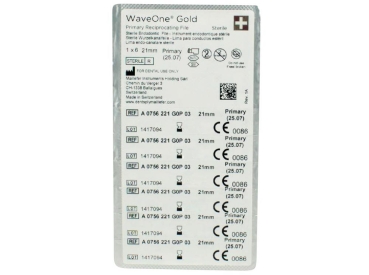 WAVEONE GOLD primary ster. 21mm 6pcs
