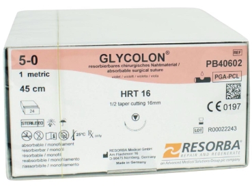 Glycolon violett 5/0 HRT16   2Dtz