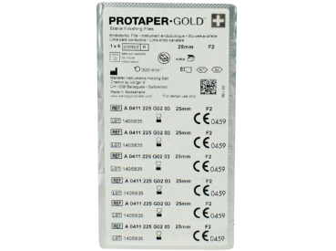 PROTAPER Gold F2 25mm 6pcs
