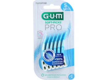 GUM SOFT-PICKS PRO S 60pcs
