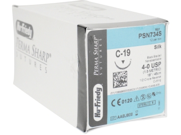 Suture silk 4-0/C-19 Dtz
