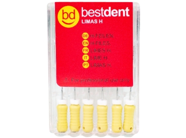 H-Files N.20 21mm Bestdent 6pcs
