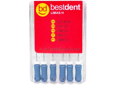 H-Files N.30 21mm Bestdent 6pcs
