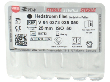 Hedströmfeilen 73/ 50 25mm steril 6St