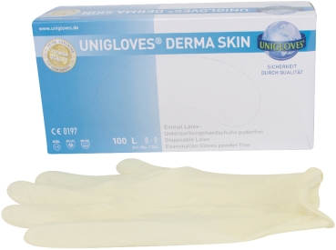 Derma Skin latex glove pdfr L 100pcs