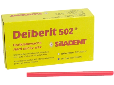 Deiberit adhesive wax 50 Stg red Pa
