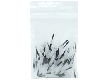 Pin inserts transpa/schw.medium 100pcs.