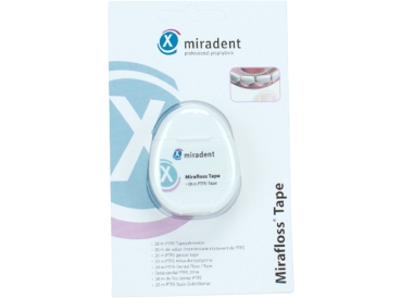 Mirafloss Tape white 20m dispenser
