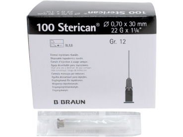 Sterican disposable ch. 0,70x30 Gr.12 100pcs.
