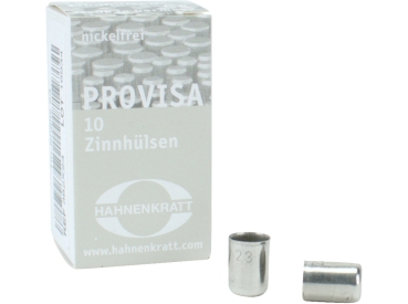 Zinnhülsen 23 PROVISA  10St