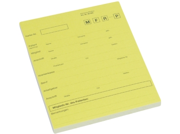 Address sheet A5 yellow 50pcs
