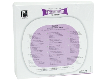 Flexidam 100x105mm non-latex purple 20pcs
