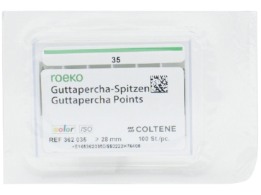 Guttaperchasp. color Gr. 35 Pa