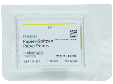 Paper tips color ISO 20 200pcs
