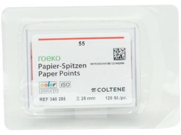 Papierspitzen color ISO  55 120St