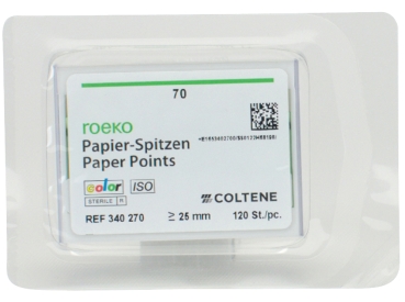 Papierspitzen color ISO  70 120St