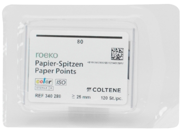 Papierspitzen color ISO  80 120St