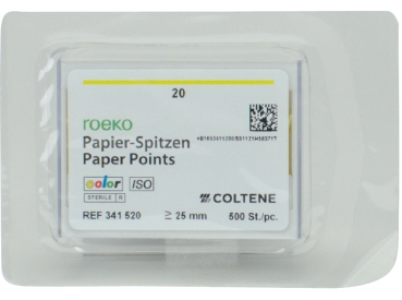 Paper tips color ISO 20 500pcs