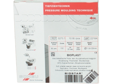 Bioplast 1,0x125 round 10pcs
