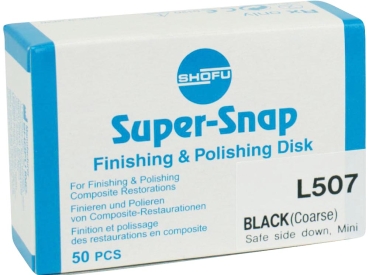 Super snap black coarse mini ES 50pcs
