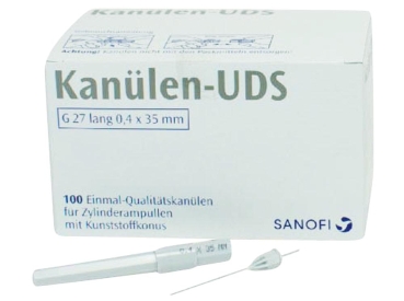 UDS-Kanülen G27 lang 0,4x35 grau 100St