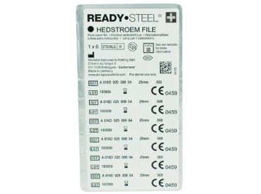 Hedström files 16D 08 25mm 6pcs
