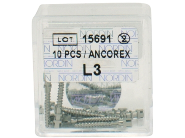 Ancorex Screw Posts L3 10St