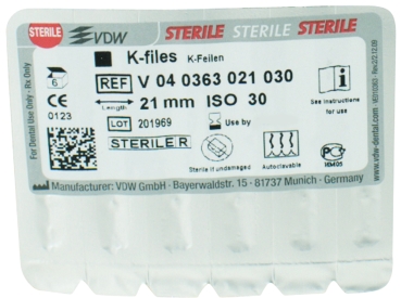 K-Feilen 63/ 30 21mm steril 6St