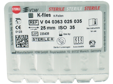 K-Feilen 63/ 35 25mm steril 6St