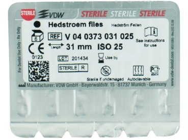 Hedström files 73/ 25 31mm sterile 6pcs
