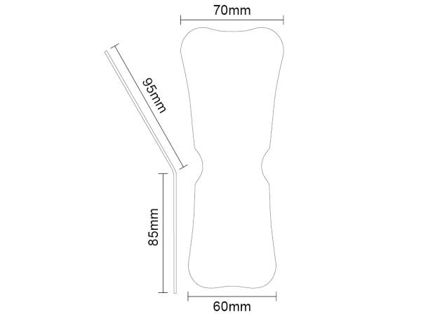 Edelstahlspiegel für Fotografie, "Occlusal"