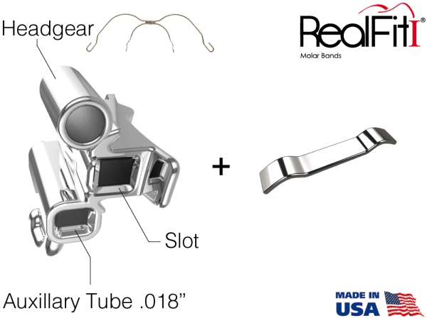 RealFit™ I - OK, 3-fach-Kombination (Zahn 17, 16) MBT* .018"