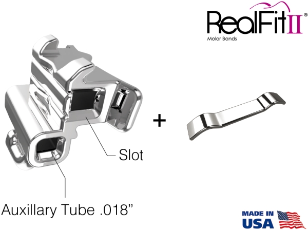 RealFit™ II snap - Intro-Kit, OK, 2-fach-Kombination (Zahn 17, 16, 26, 27) MBT* .022"