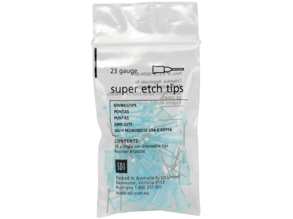 Disposable tips f. Super Etch 25pcs
