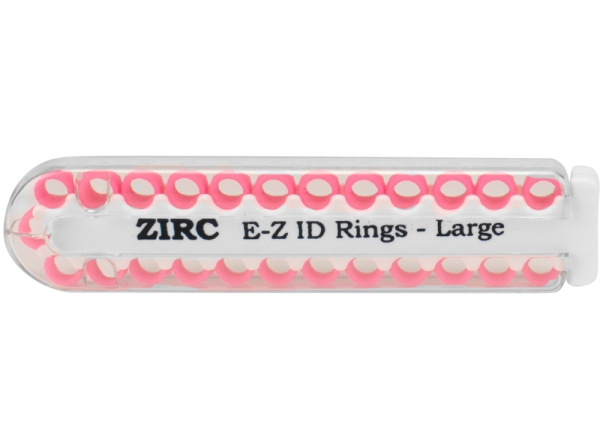 EZ-ID marking rings large n-pink 25pcs
