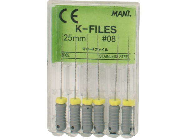 K files Mani 25mm Gr.008 6pcs
