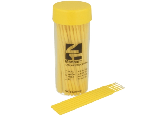 Monoart applicators yellow 100pcs
