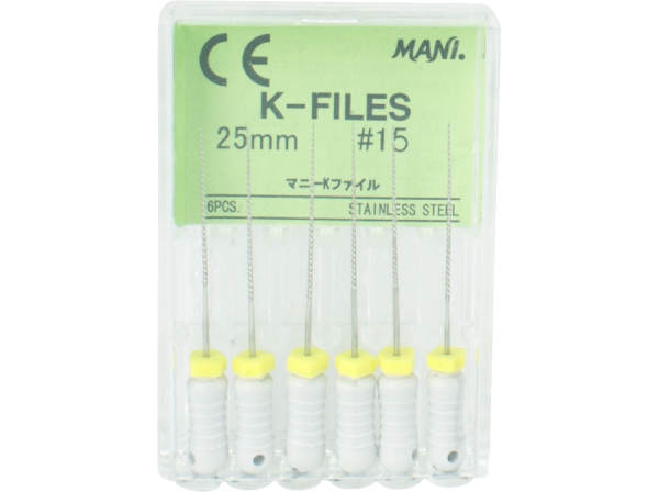 K-Feilen Mani 25mm Gr.015  Pa